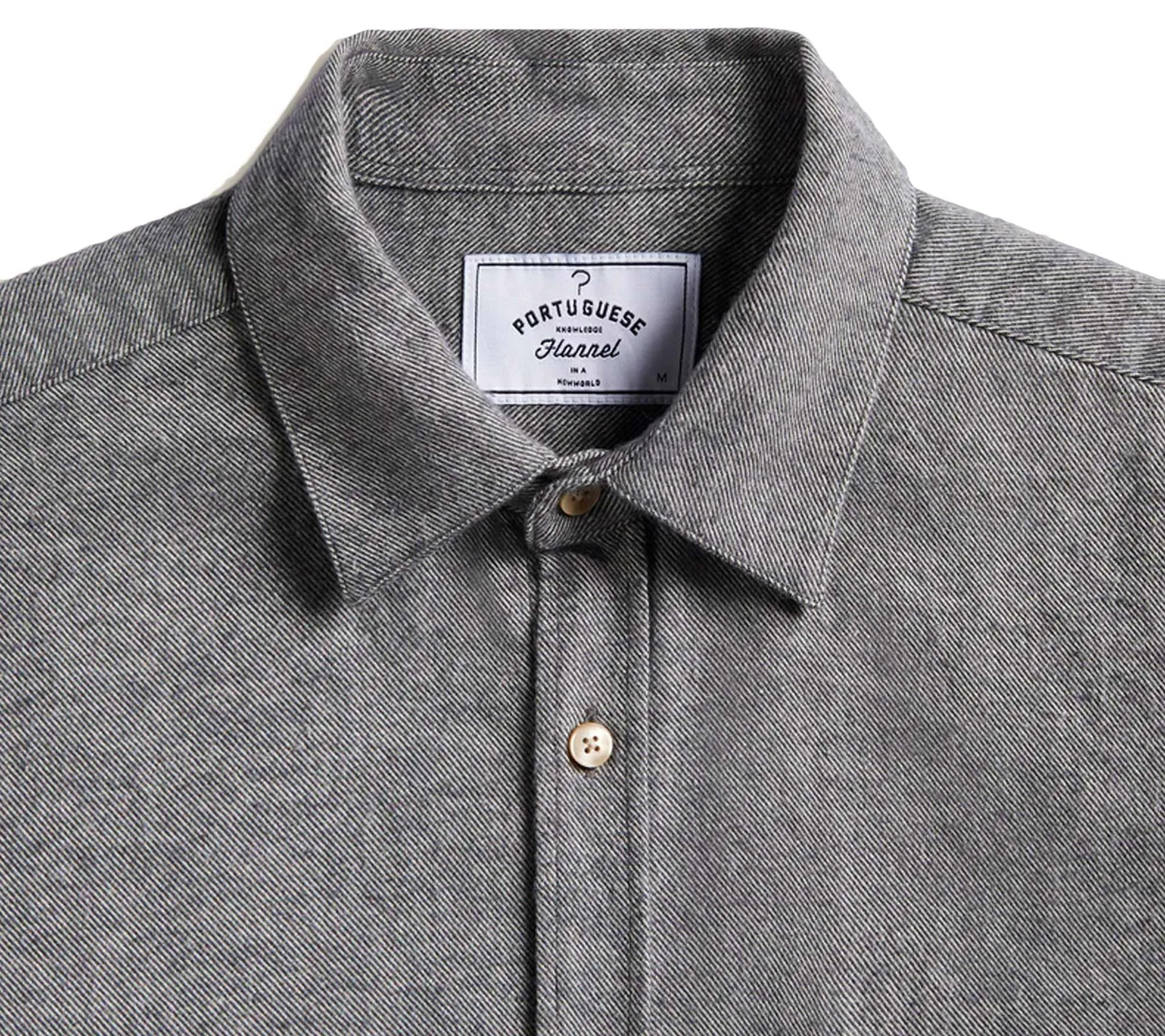 Teca Flannel Shirt | Light Grey