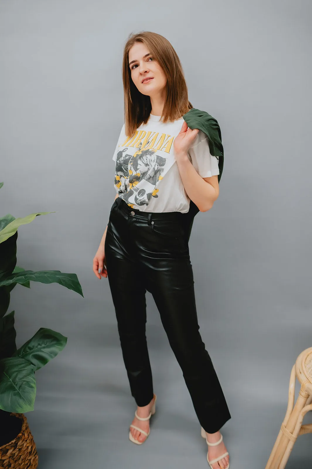 The Pleather Pant by Steve Madden - Black