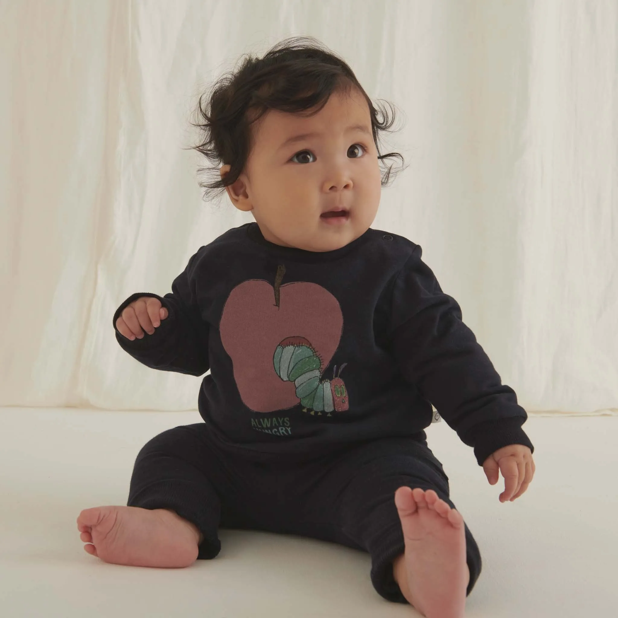 The Very Hungry Caterpillar Apple Sweatshirt & Joggers Outfit