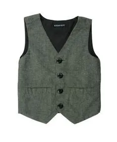 Toddler Boys Henry Herringbone Formal Vest
