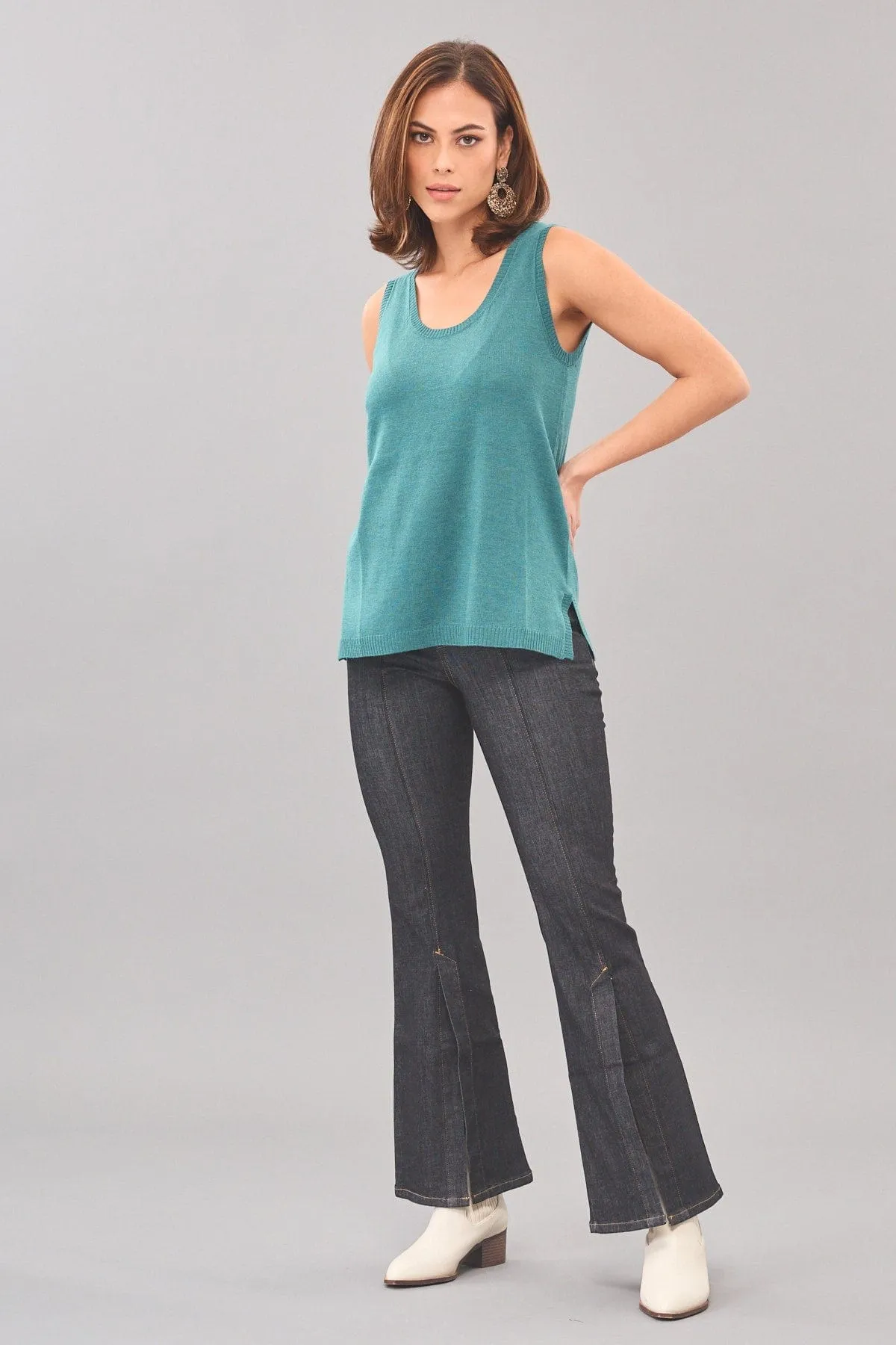 U-Neck Sweater Tank