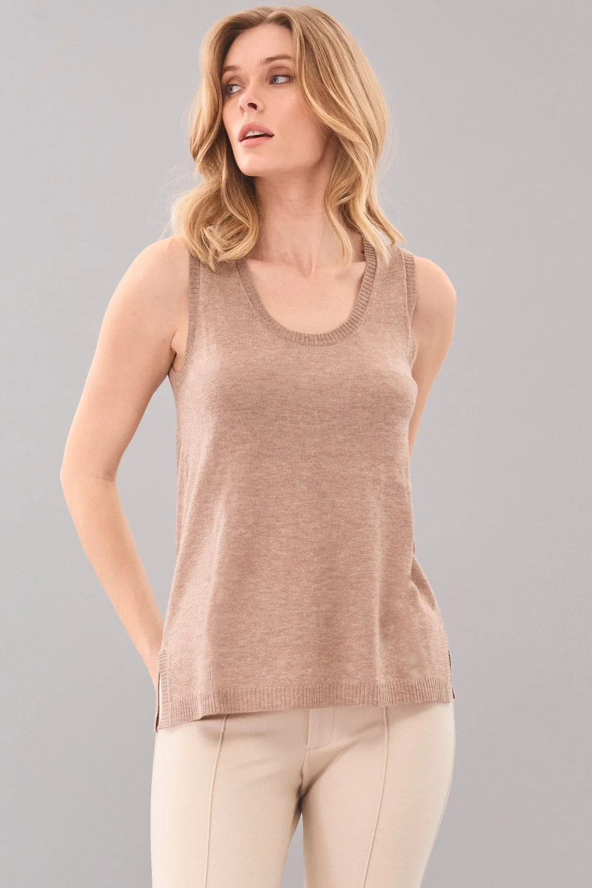 U-Neck Sweater Tank