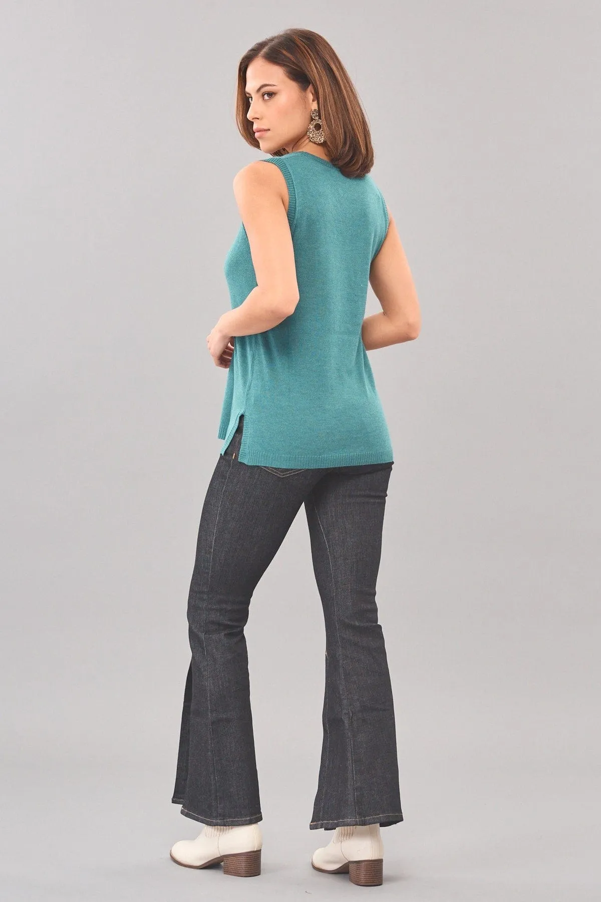 U-Neck Sweater Tank