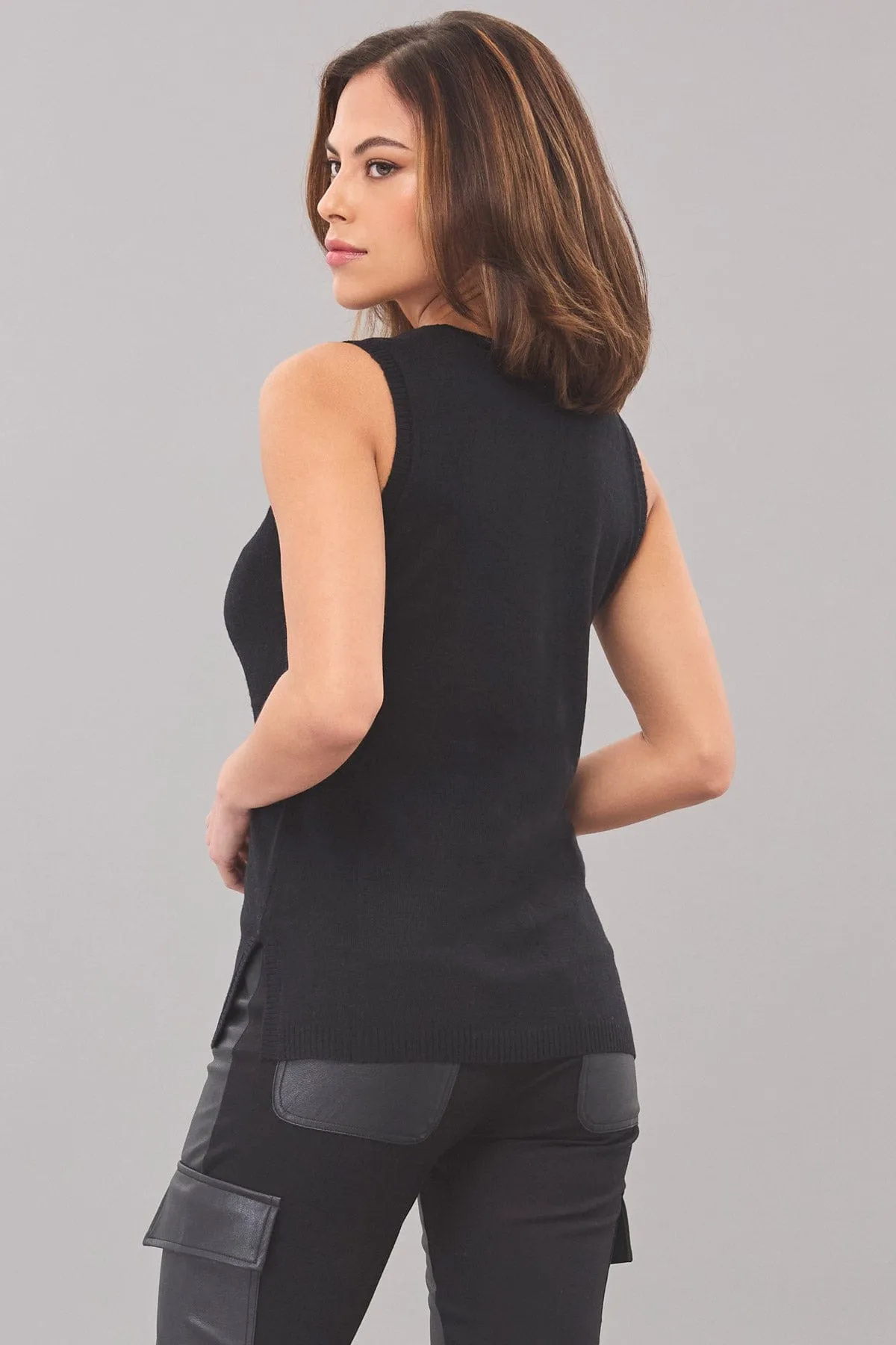 U-Neck Sweater Tank