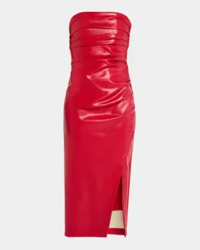 Vegan Leather Adria Dress