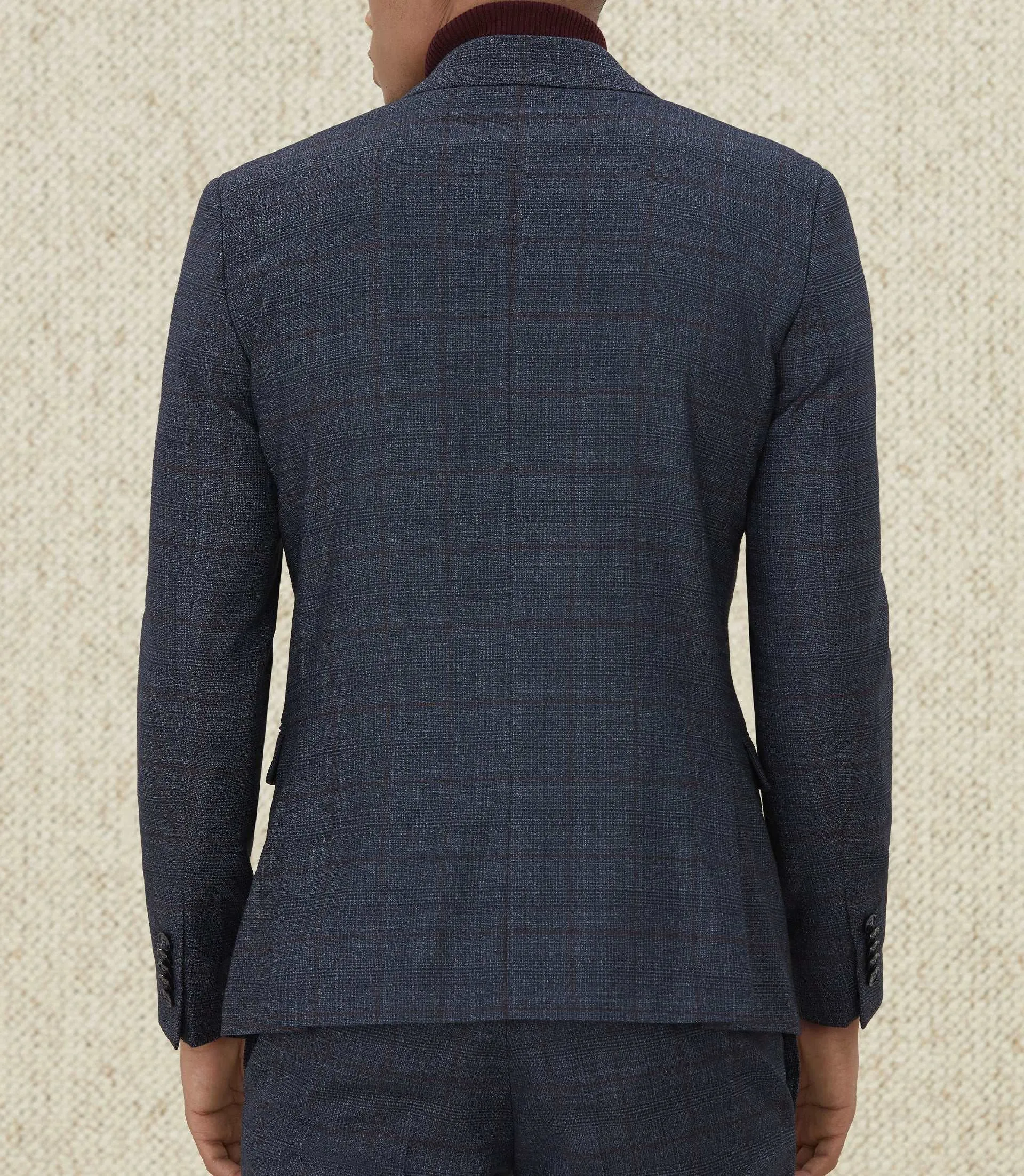 Veste ville Prince de Galles bleu "Eclatant"