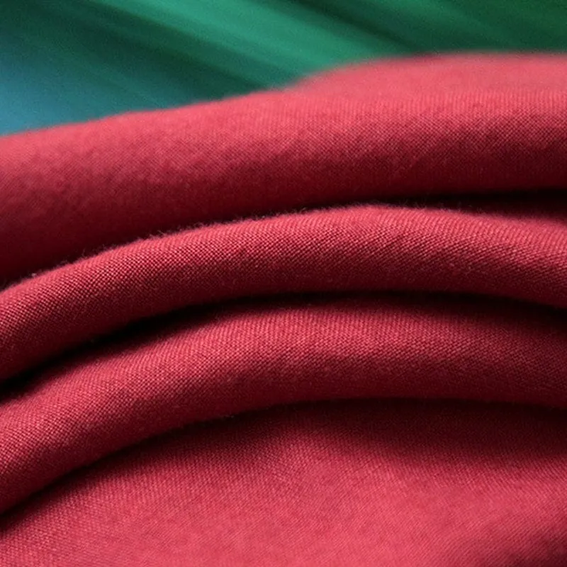 Vibrant Red Cotton Linen Palazzo Pants | Lotus