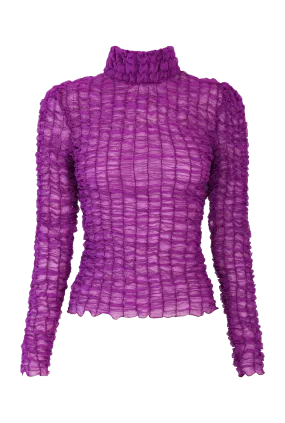 Violet Smock Top