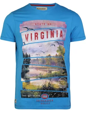 Virginia T-Shirt in Swedish Blue - Dissident