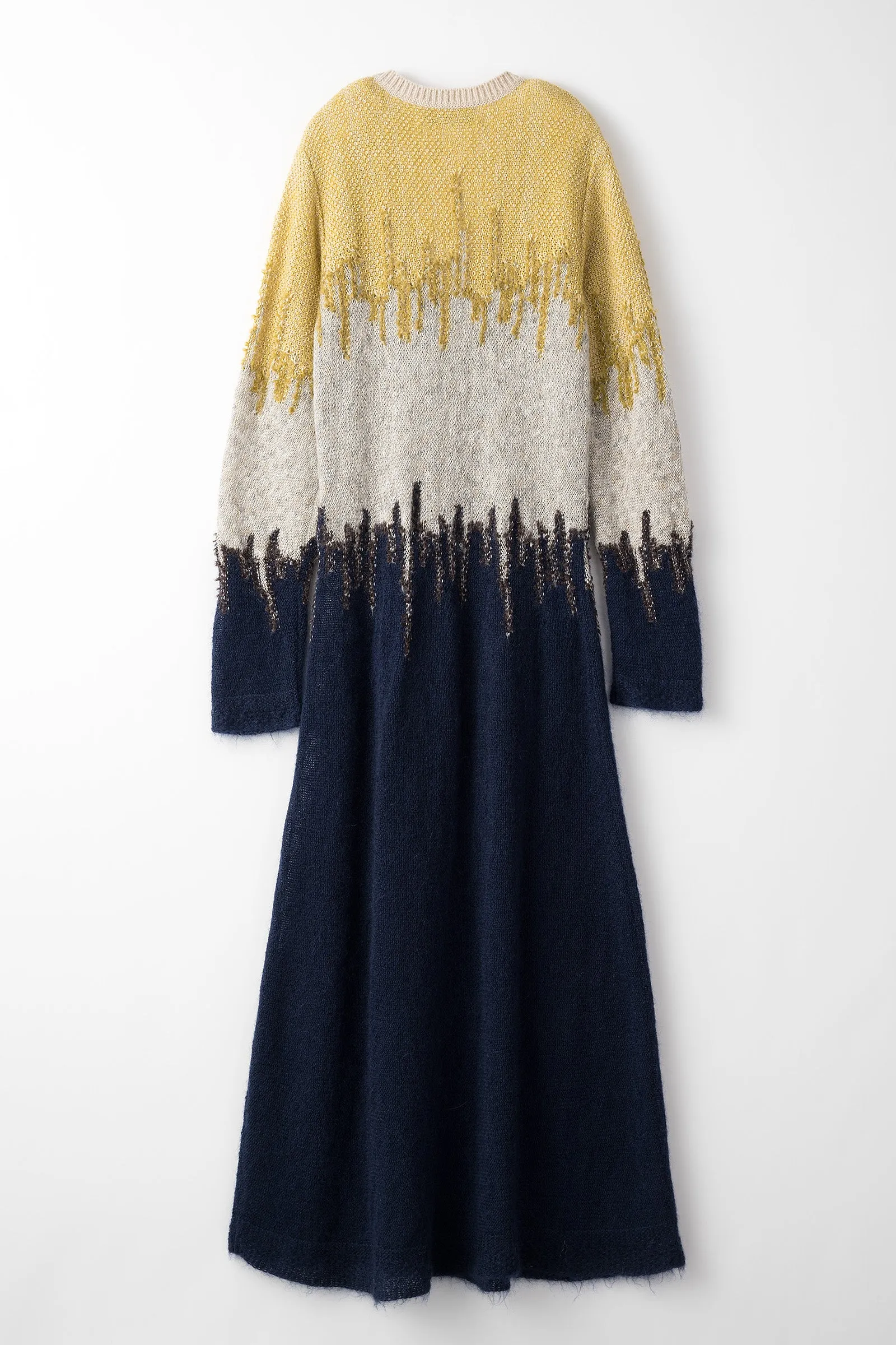 Water mirror knit dress (Navy)