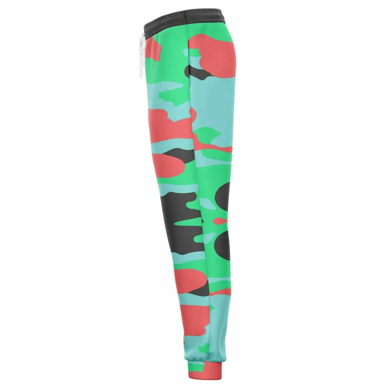 Watermelon Mint Eco-Poly Camo Unisex Joggers