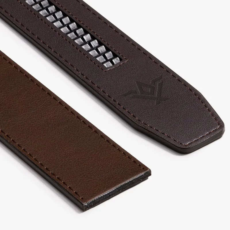 Wide Mocha Brown Belt