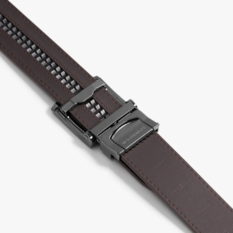 Wide Mocha Brown Belt
