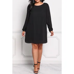 Women Casual Wear Solid Pattern Easily Wearable Qualited Fabric Crafted Loose Fit Dress - C888TCD