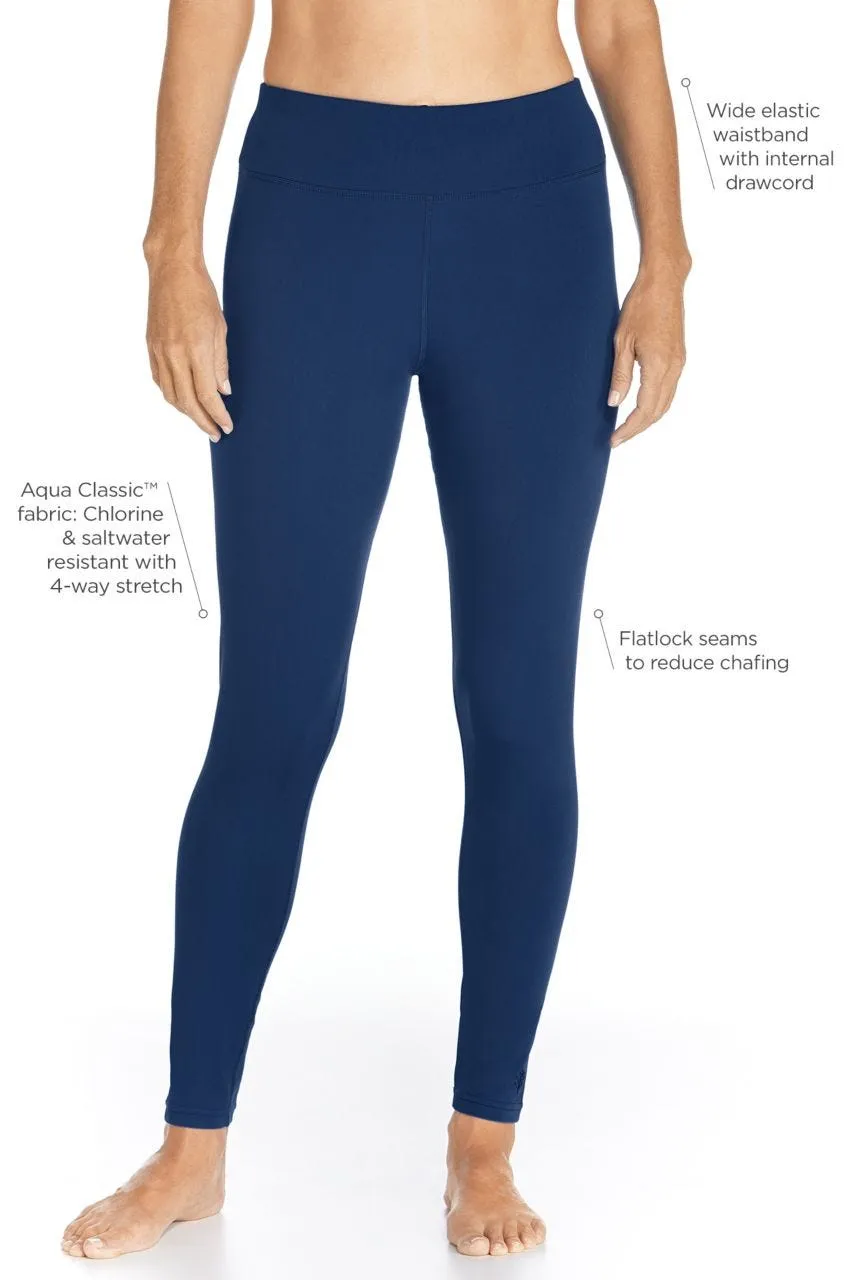 Women's Deep Water Swim Tights | Navy
