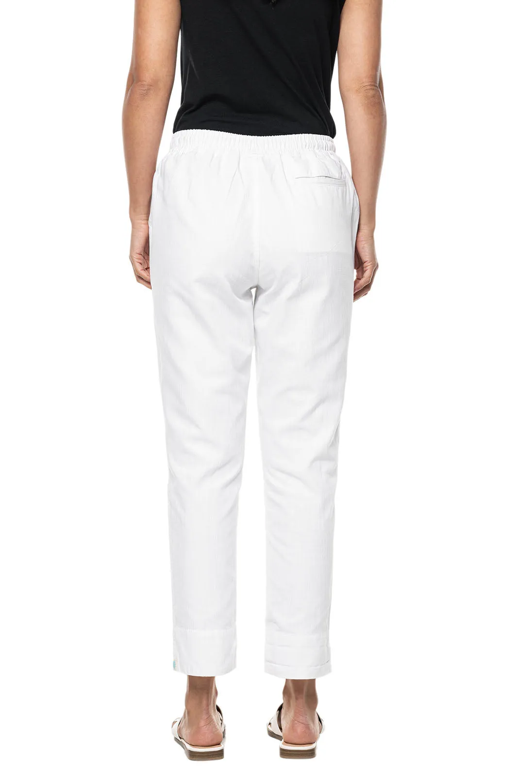 Women's Enclave Weekend Pants  |  White Chambray