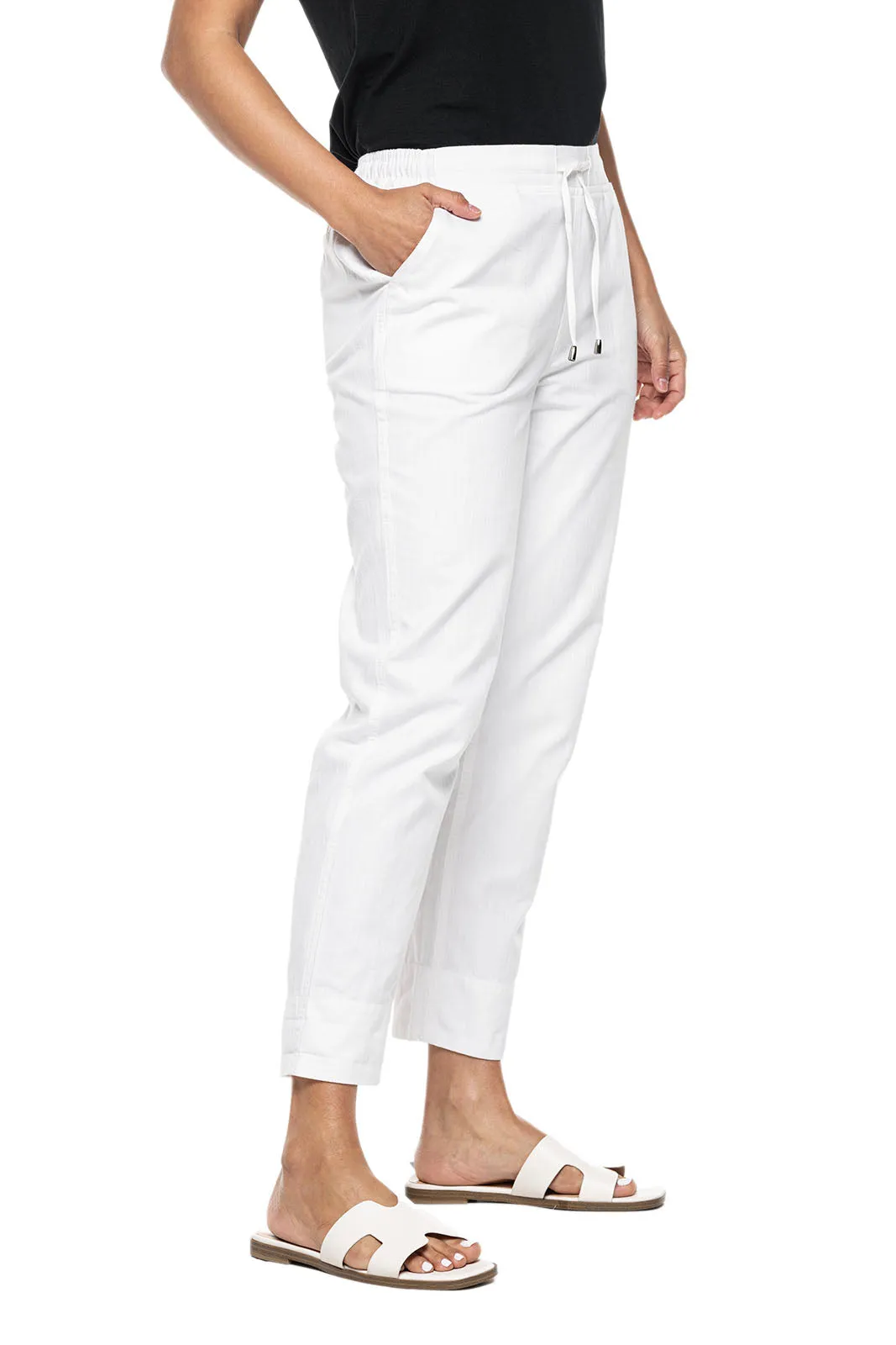 Women's Enclave Weekend Pants  |  White Chambray