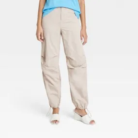 Women's High-Rise Parachute Pants - A New Day