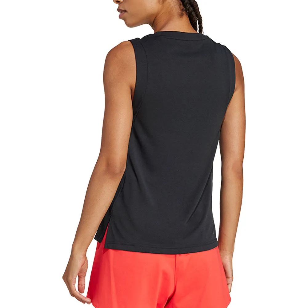 Women`s Match Tennis Tank Black