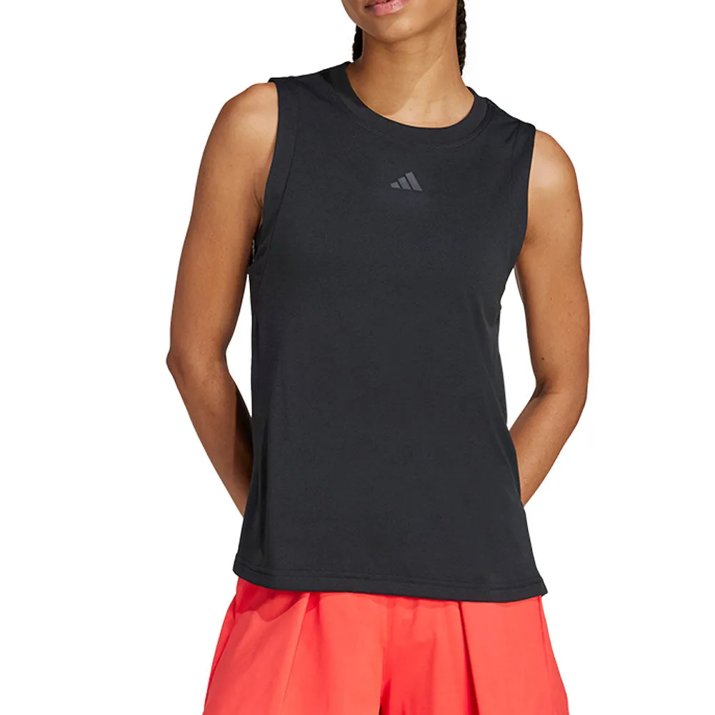 Women`s Match Tennis Tank Black