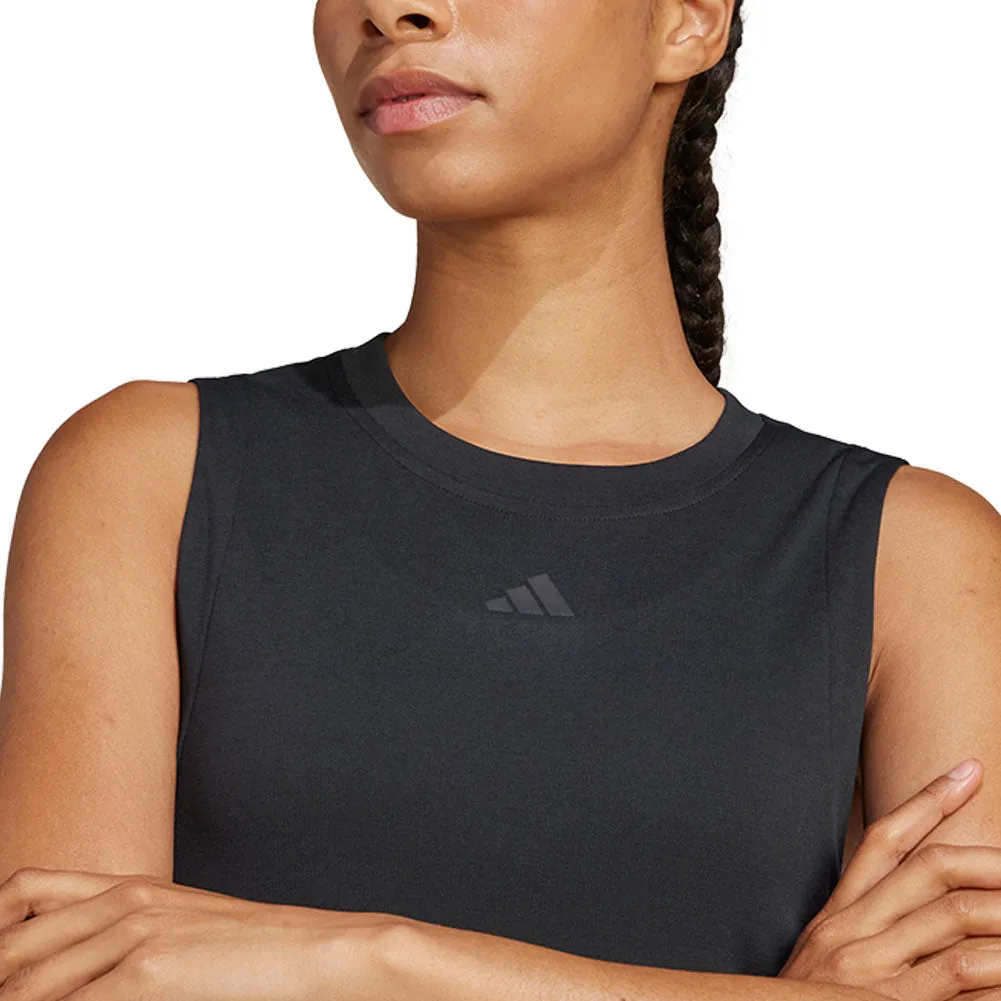 Women`s Match Tennis Tank Black
