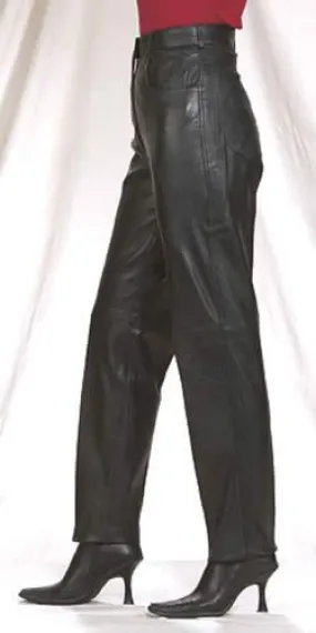Women's Stylish Leather Pants, C502-DL