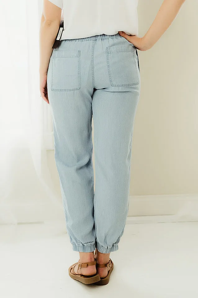 Woven Cuff Pants