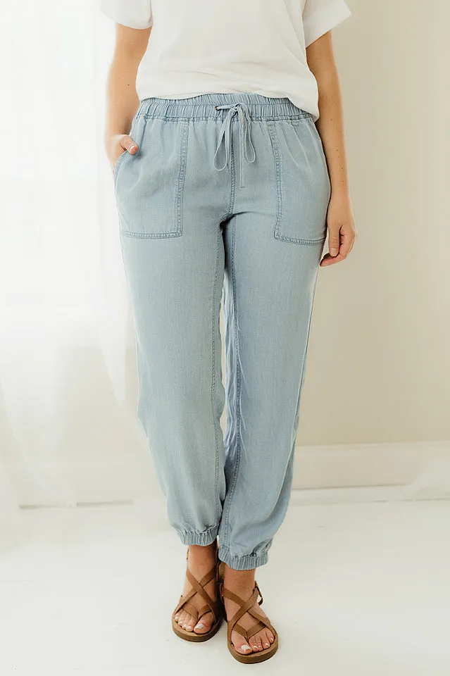 Woven Cuff Pants