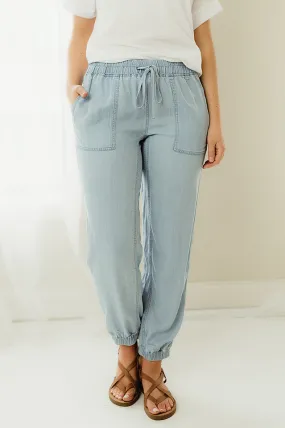 Woven Cuff Pants