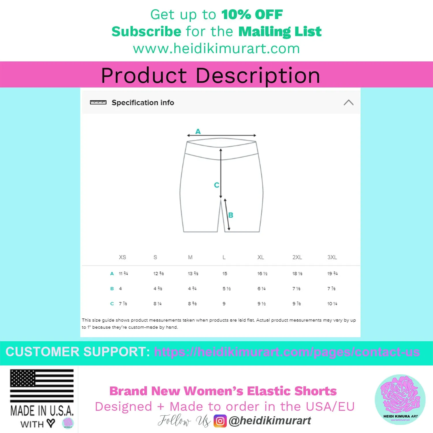 Yellow Women's Short Tights, Solid Color Premium Quality Short Gym Tights-Made in USA/EU/MX