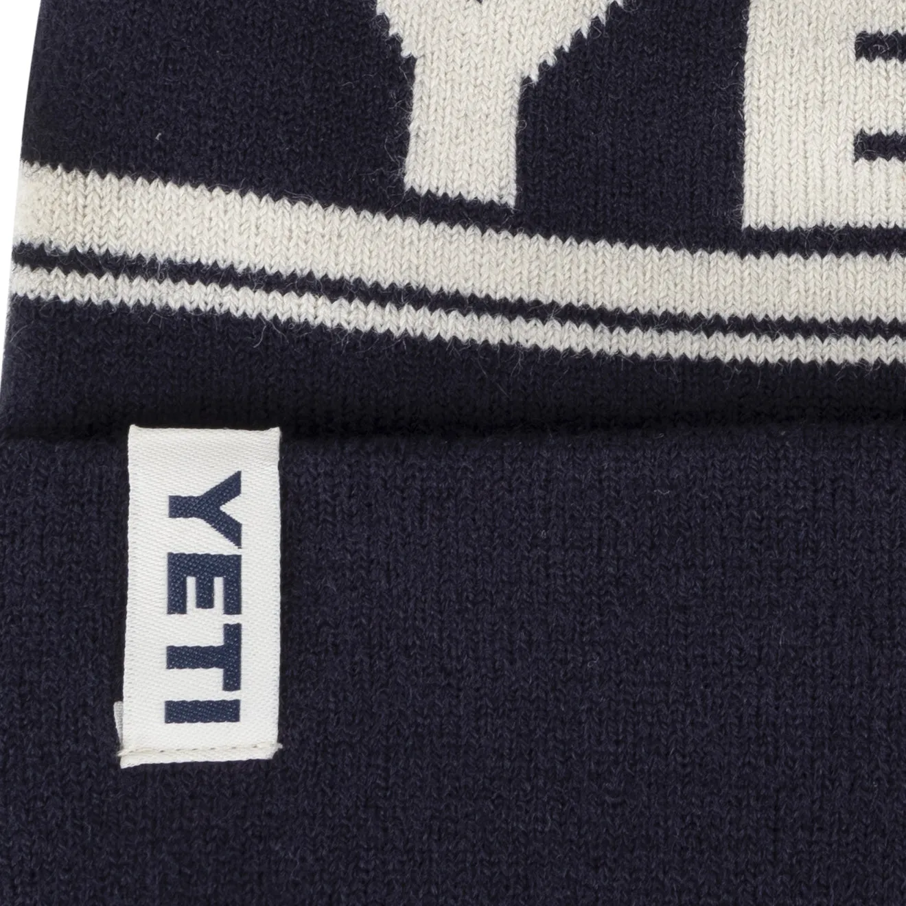 YETI Retro Knit Hat Navy / White