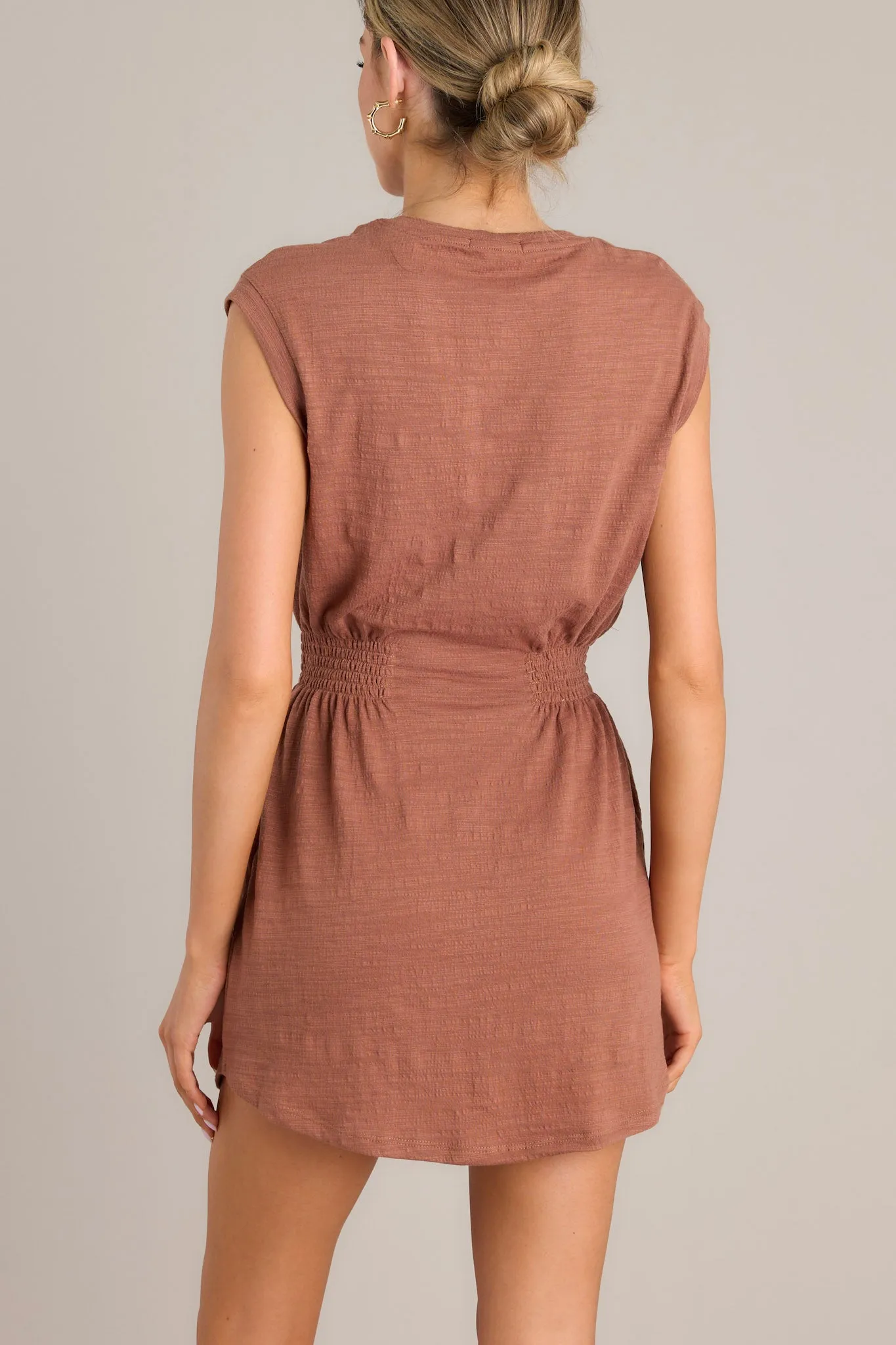 Z-Supply Rowan Textured Knit Bronzer Dress